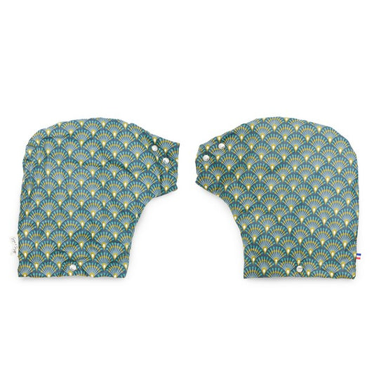 Manchons guidon droit vélo adulte ethnique (anti froid anti pluie) - 1